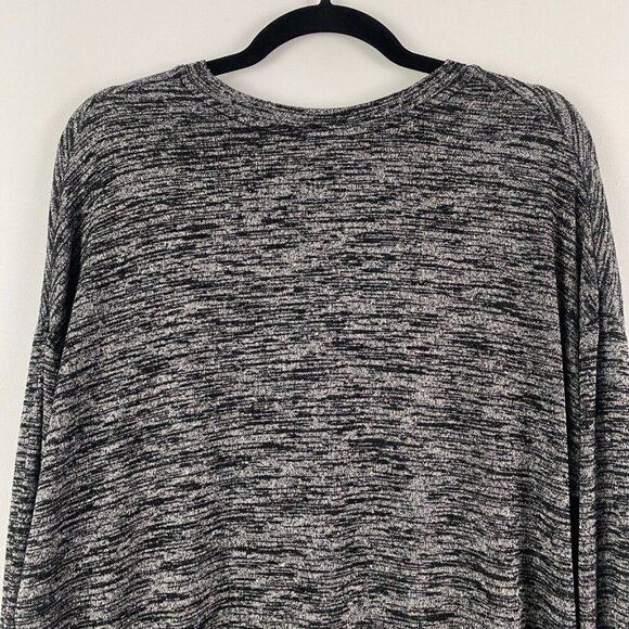 Aritzia Wilfred Free Devinette Womens Top Slouchy Oversized Size S V Neck Gray - Picture 6 of 9